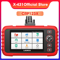 X-431 LAUNCH CRP123X OBD2 Scanner Auto Code Reader Car Diagnostic Tool ENG AT ABS SRS WIFI Diagnostics Scan OBDII Automotive