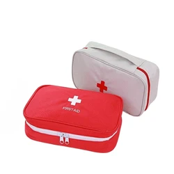 Outdoor Travel First Aid Kit Bag, pequena caixa médica, Kit de sobrevivência de emergência, Organizador doméstico, carro