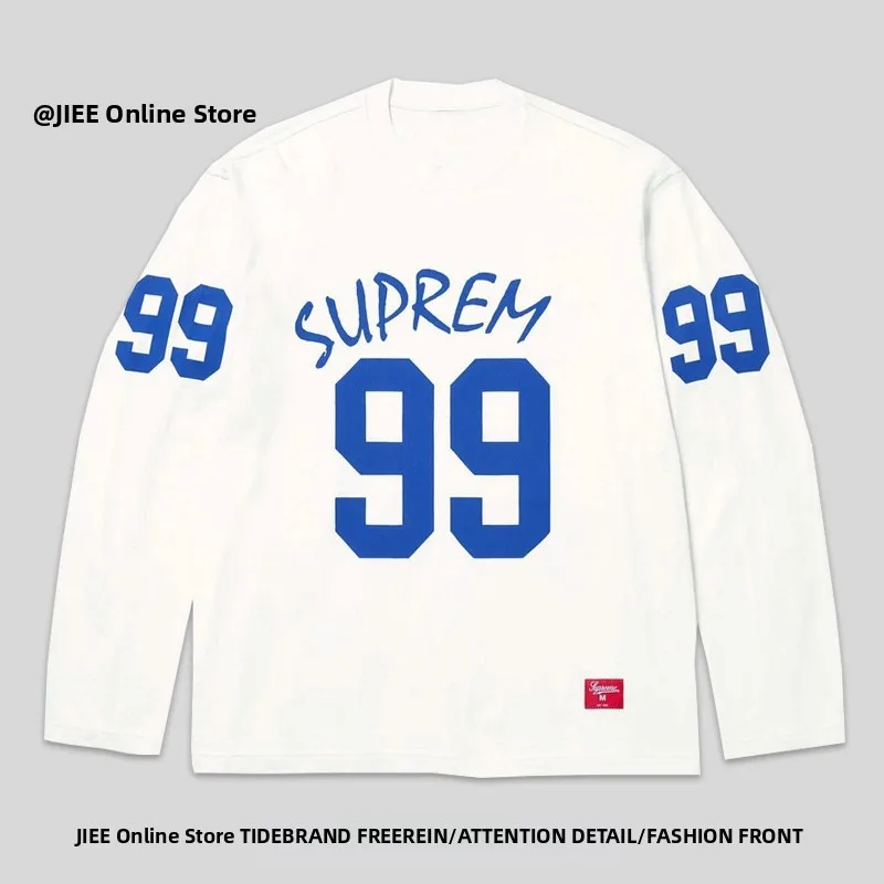 Heavyweight 280g Pure Cotton Long Sleeve T-Shirt Unisex Loose Base Layer Shirt for Teens And Students Versatile Casual Top