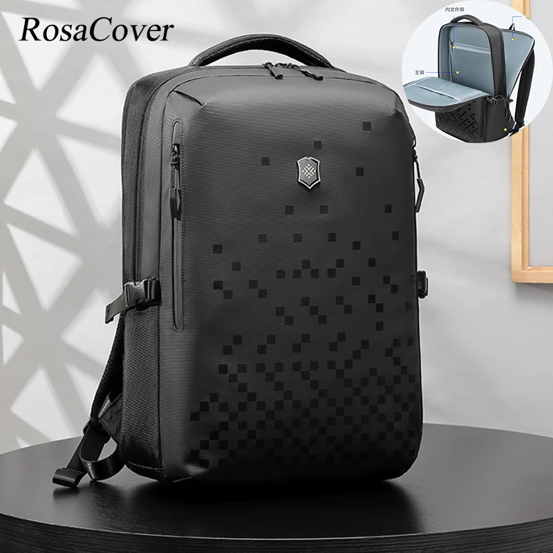 New Mens Business Backpack Large Capacity Male Travel Bags Waterproof Multifunctional USB Charging 16 inch Laptop Bag Mochilas