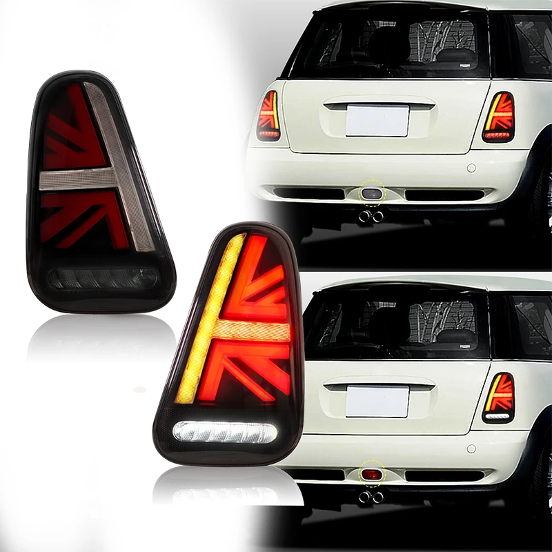 

2PCS LED Tail Lamp Assembly for MINI R50 R52 R53 2000-2006 LED Tail Light Turning Signal Brake Light Reverse Light