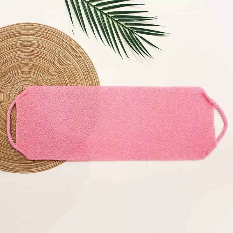 Hoge Elasticiteit Frosted Lange Douchehanddoek Douche Lichaamsborstel Baden Massage Terug Lichaam Exfoliërende Badkamer Wasborstel Badgereedschap