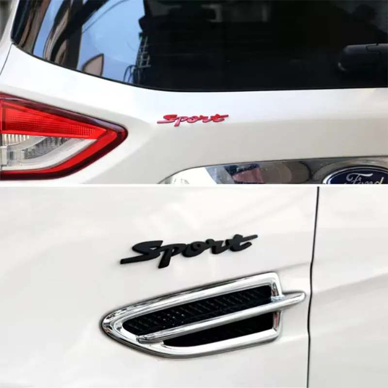 

Metal 3D Chrome Car Trunk Auto body Racing Sport Word Letter Sticker Water Proof Logo Emblem Badge Decal Sticker Car Accessories