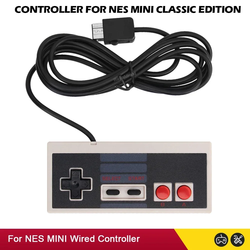 NEW 2 Colors For NES Mini Classic Edition Wired Game Controller Gaming Gamepad for Nintend NES Mini Classic Edition Game Joypad