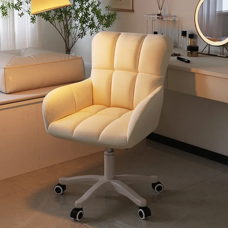 

Home Backrest Computer Chair Girls Bedroom Gaming Chair Comfortable Soft Bag Makeup Chair Lift Rotation Relaxing Chair