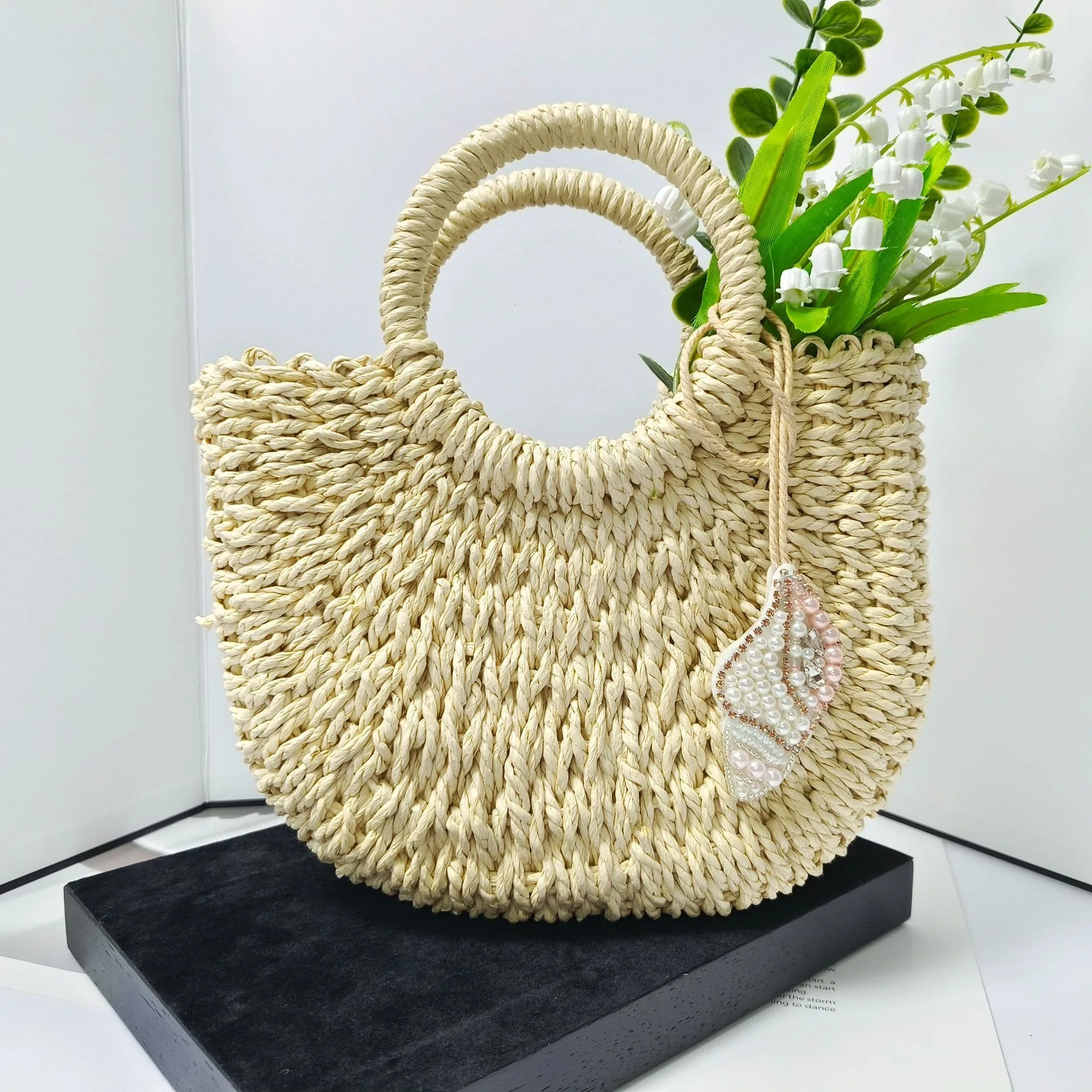 ثلاثية الأبعاد اليدوية الديكور زين التصحيح حجر الراين البحر الحصان نجم البحر معلقة حبل بقع كريستال حقيبة الحبل التصحيح الملحقات