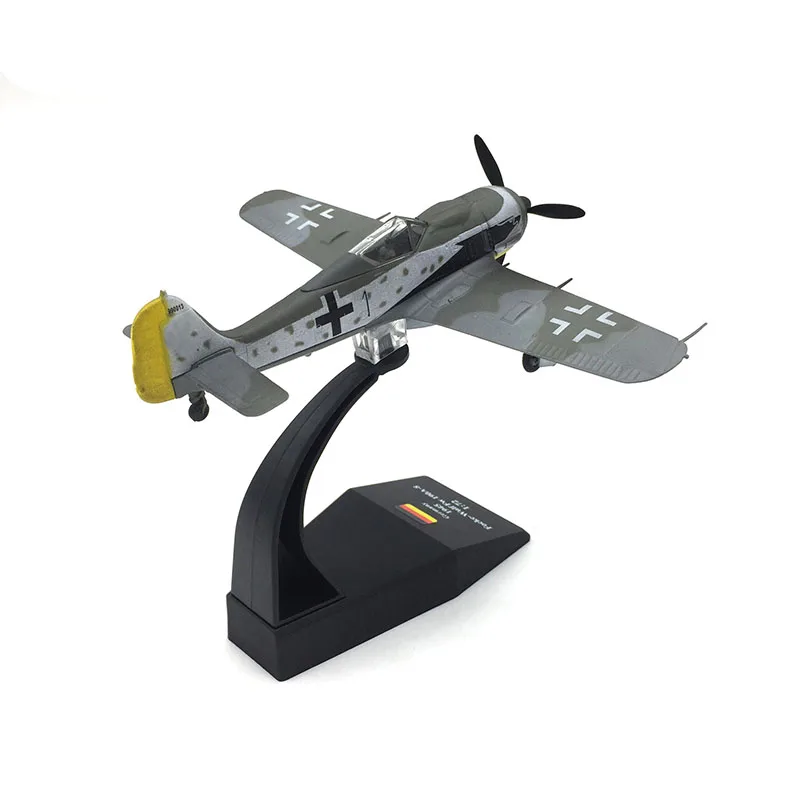 1/72 Scale Die-cast Metal FW-190 Scout Bombing Transport Model Furniture Display Collection Toys For Children Militar Gifts