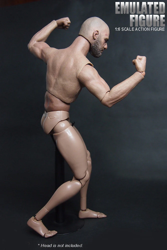 1/6 스케일 S001 ZC 장난감 남성 몸체 피규어 군사용 가슴 근육질 12인치 군인 액션 피규어 헤드 장난감