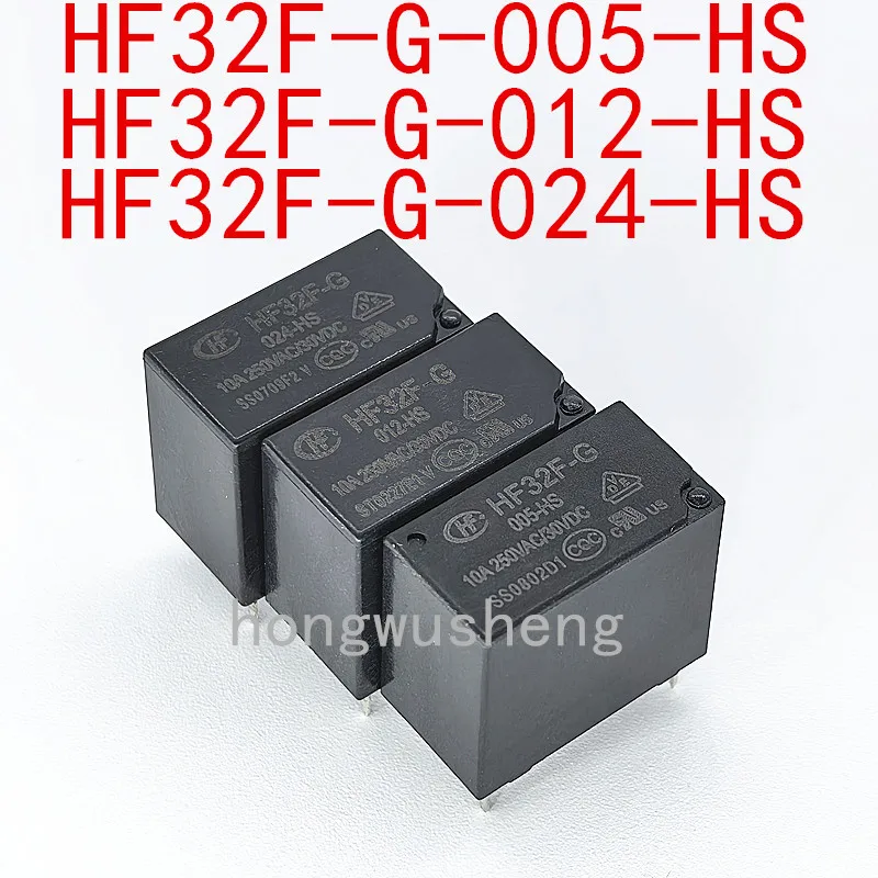 100-Новинка-2-шт-hf32f-g-005-hs-hf32f-g-012-hs-hf32f-g-024-hs-реле-10А-4-контакта-набор-нормально-разомкнутых