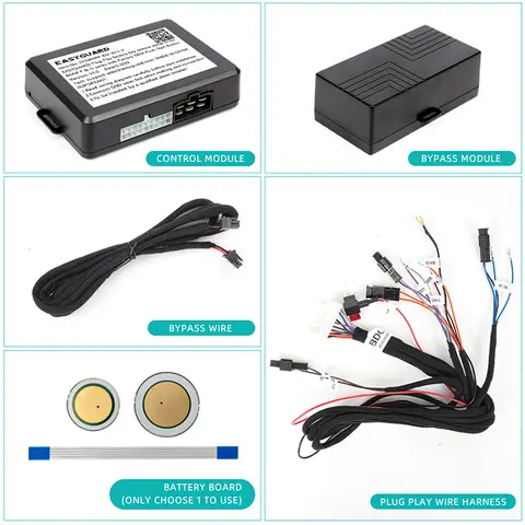 EasyGuard 플러그 앤 플레이 공장 키 원격 시동 장치, 선택된 BMW G05/G06/G07 2019 x5/x6/x7 시리즈 (OEM 푸시 스타트 버튼 포함) 호환