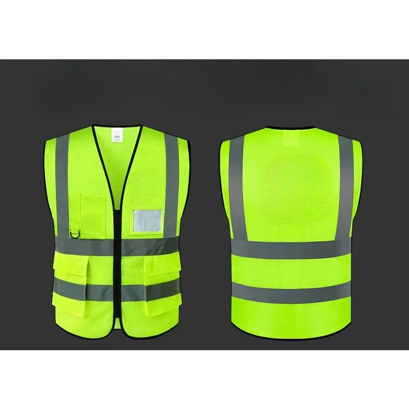 

High Visibility reflective Safety Vest Workwear Executive Vest Waistcoat Jacket Indispensible Vest comfortable clothing 1pcs