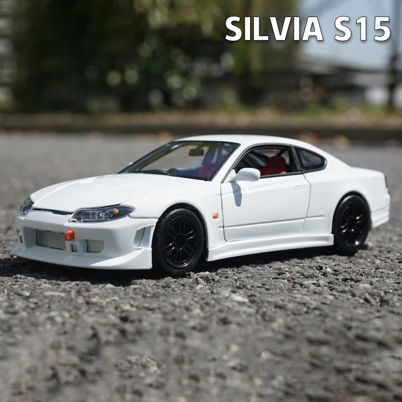 WELLY 1:24 Nissan Silvia S15 Legering Auto Diecasts & Toy Vehicles Auto Model Miniatuur Schaalmodel Auto Speelgoed Voor kinderen