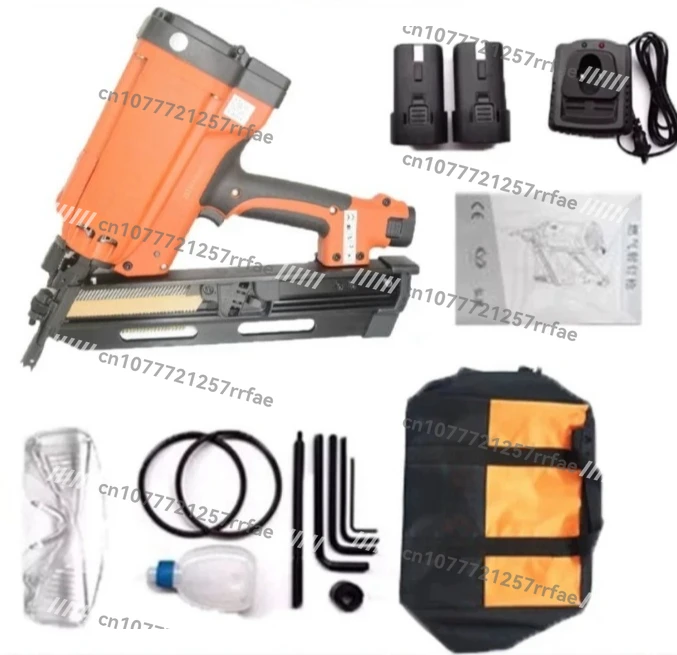 

GSN3490B Rechargeable Lithium Battery Cun Electric Row Nail Gun Pneumatic Gun Woodworking Tools Steel Nail Gun 220V
