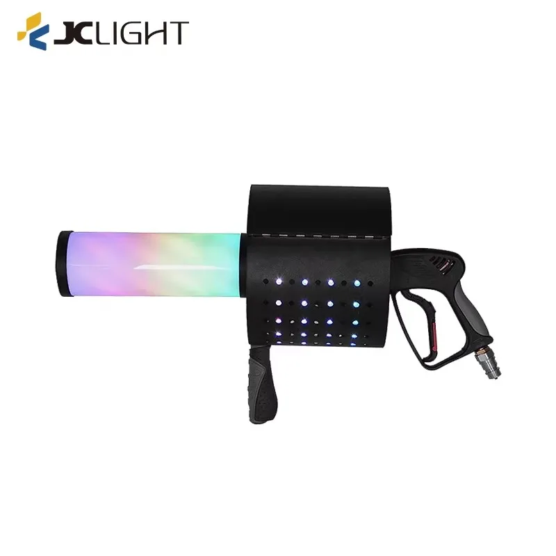RGB 3IN1 Multifunctional CO2 Confetti Cannon Dual Purpose Jet Blower for DJ Disco Wedding Club Party Stage Decoration FX