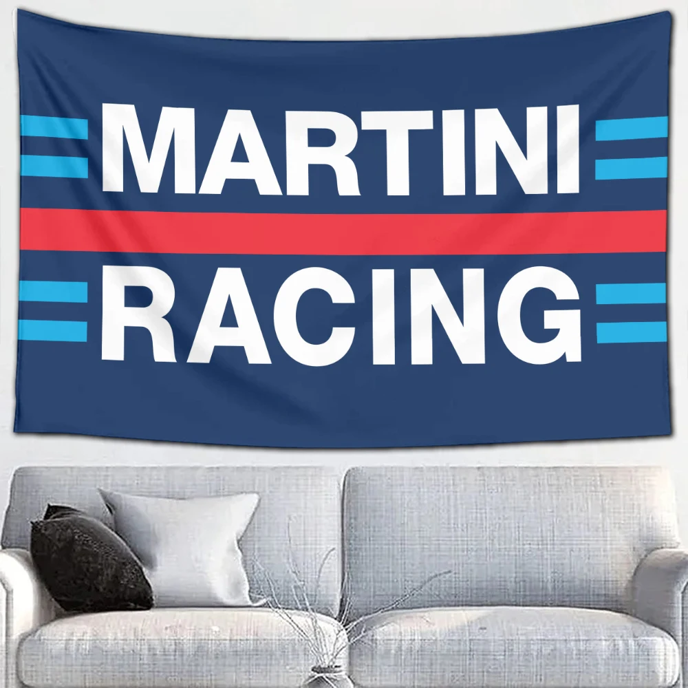 Sports Car Tapestry M-Martinis Wall Hanging  Dormitory Living Room Home Decor