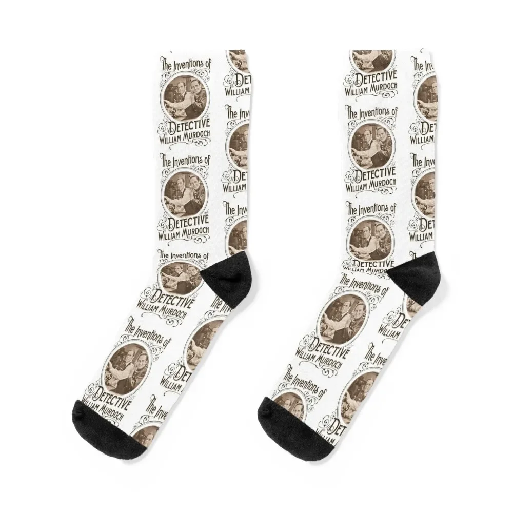 vintage murdoch mysteries Socks Non-slip custom snow Socks For Men Women's