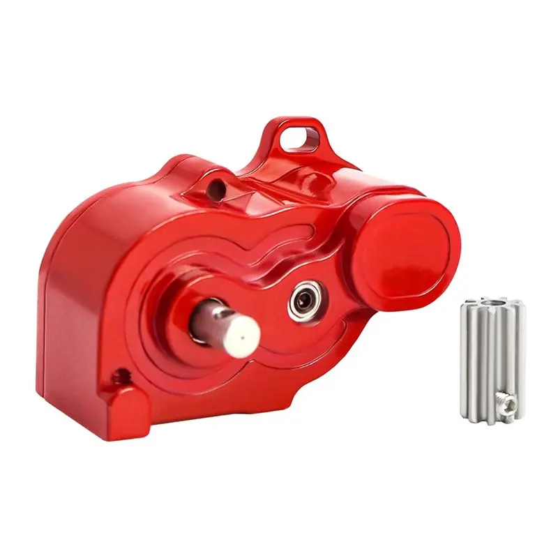 A63T-Metal Ultra Light LCG Transmission Gearbox 1:10.54 With Motor Gear For 1/10 RC Car SCX10 TRX4 RC4WD Capra Upgrade