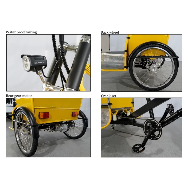 عربة كهربائية Pedicab ، 5 مقاعد ،