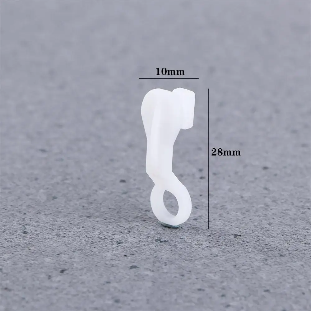 Window 50/100/150PCS NOVA DELUXE Clip On Replacement Hanging For SWISH Track Rail Runner Curtain Glider Hook Curtain Rings