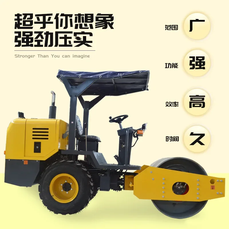 Small road roller ride type compactor 3.5 ton road compactor