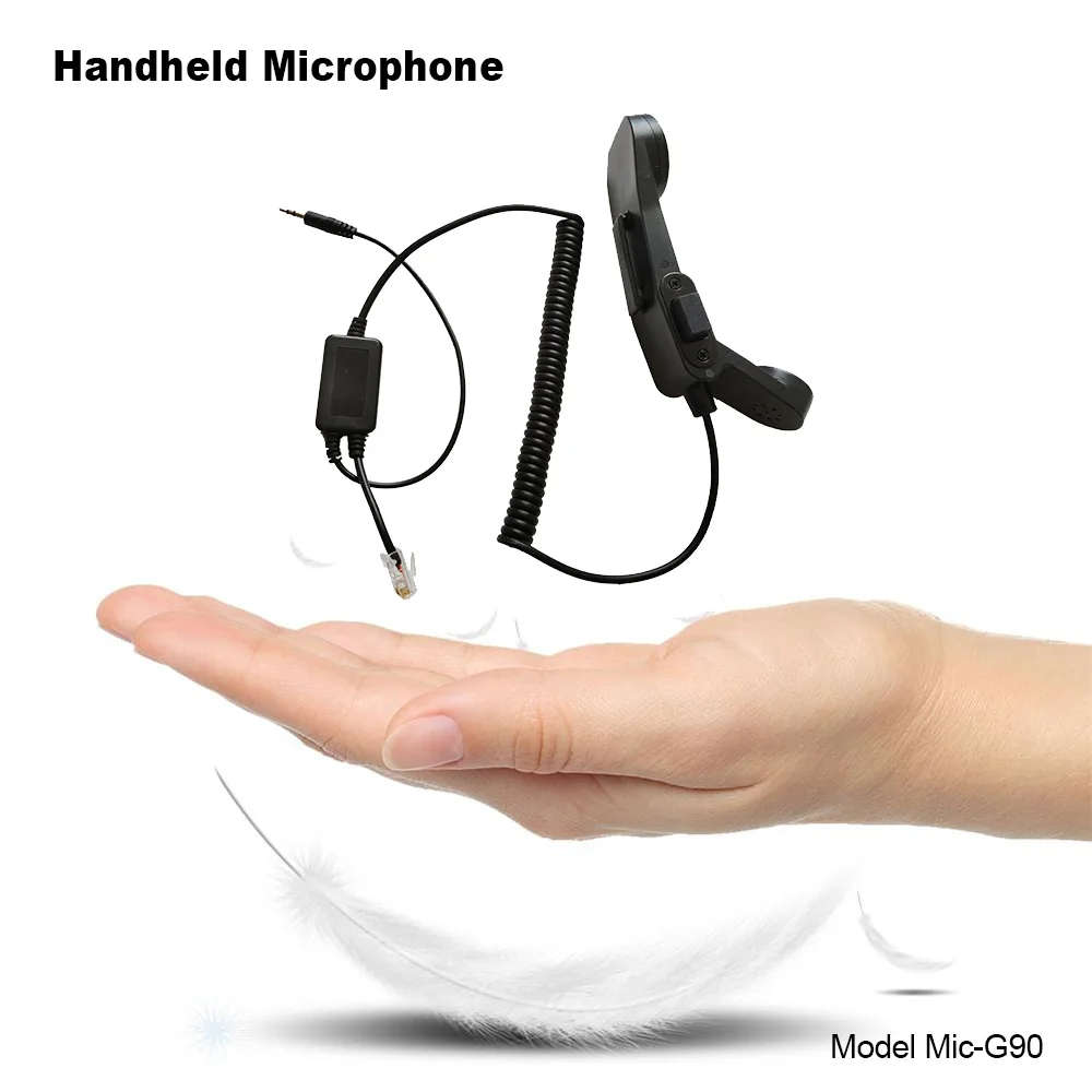 XIEGU Microphone G90 G90S Handheld Microphone  Emergency Communication Microphone Short Wave HF Transceiver Radio