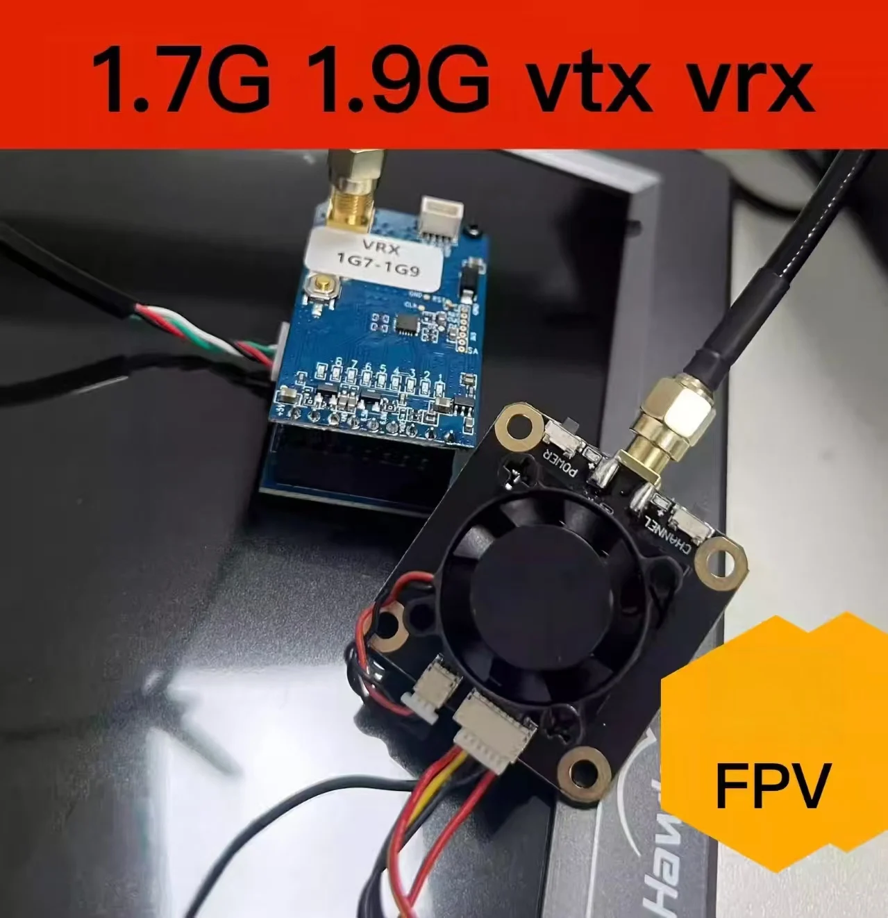 Goggles VRX 1.7G 1.9G 1.6W FPV VTX VRX 8CH  FPV Analog Wireless Video Transmitter Receiver Module For Fatshark Skyzone  Goggles