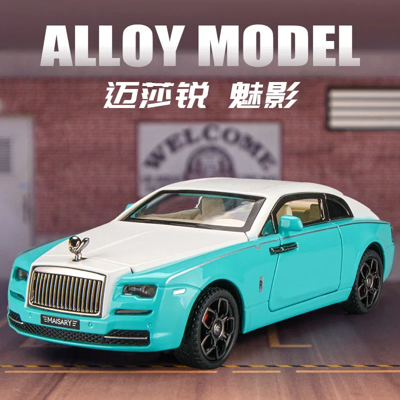 

1:32 Rolls Royce Phantom MASORY Alloy Vehicles Diecast Metal Simulation Pull Back Car Model Sound Light Kids Toy Gifts A511