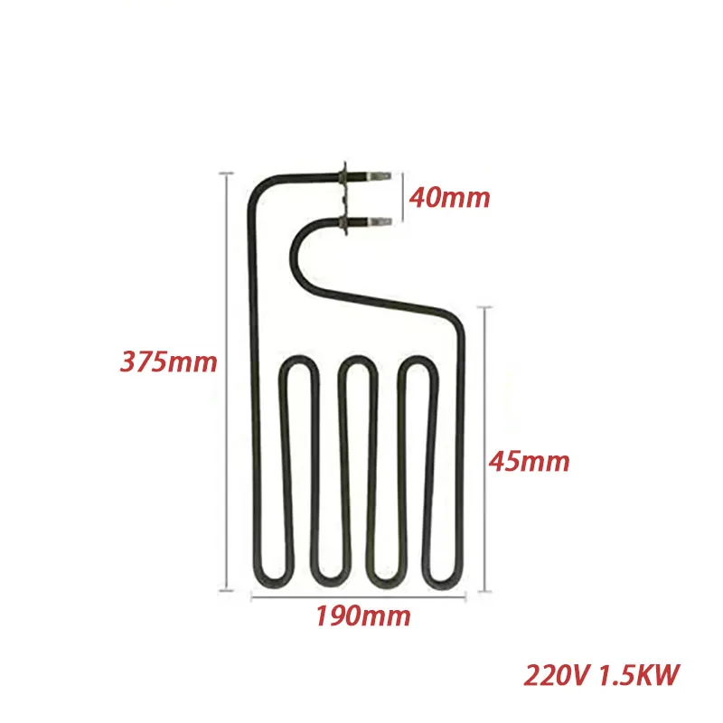 220V Stainless Steel Oven Heater Hot Air Heater Electric Heating Element for Sauna/Oven/Stove/Furnace