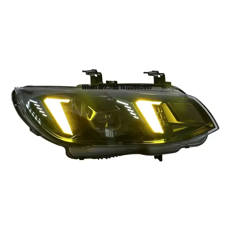 

Car Accessories Headlamps for BMW 3 Series E92 E93 Front Lamps Yellow White DRL Led Headlights 2010-2013 Snake Eyes Style