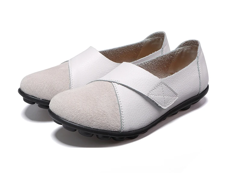 Frau Schuhe Weiche Leder Low Heels Schuhe frauen Elegante Wohnungen 2025, Casual Flache Schuhe Frauen Schuhe Neue Müßiggänger Zapatos mujer – Detail 26