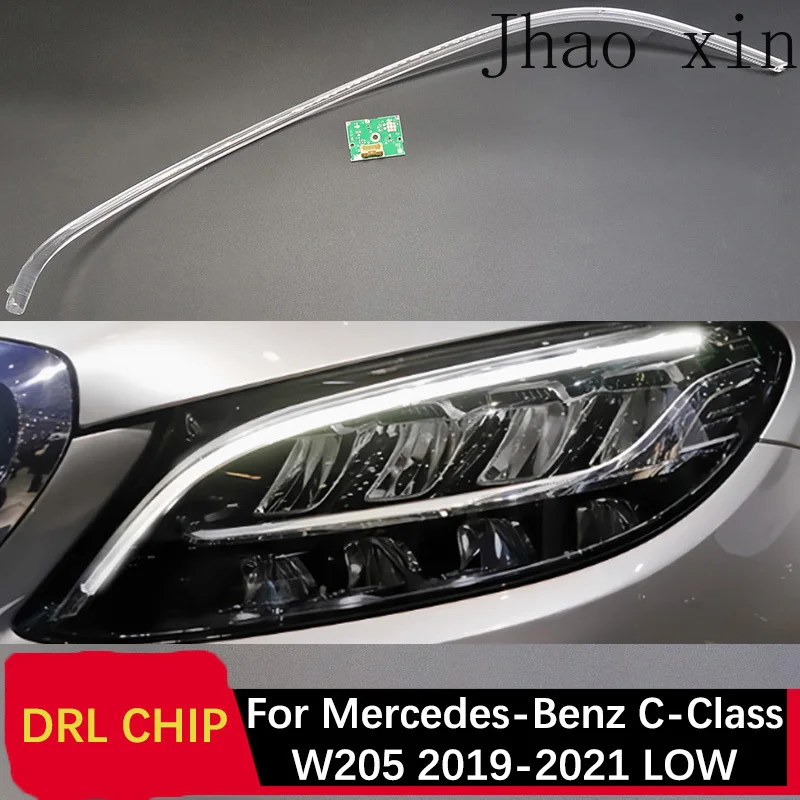 

Circuit Board Angel Eye White Light for Mercedes-Benz C-Class W205 Car Headlight DRL CHIP Lamp Tube 19-2021 LOW Ballast DRL Lamp