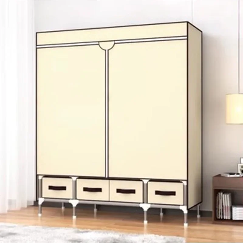 Space Saving Wardrobe Portable Cupboard Bedroom Dresser Modular Space Saving Wardrobe Storage Armoires De Vetement Furniture HDH