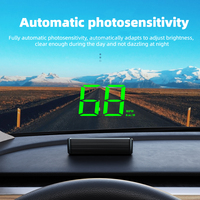Car Electronics Car Beidou speedometer km/h HUD GPS head-up display digital speedometer vehicle glass universal HD projector
