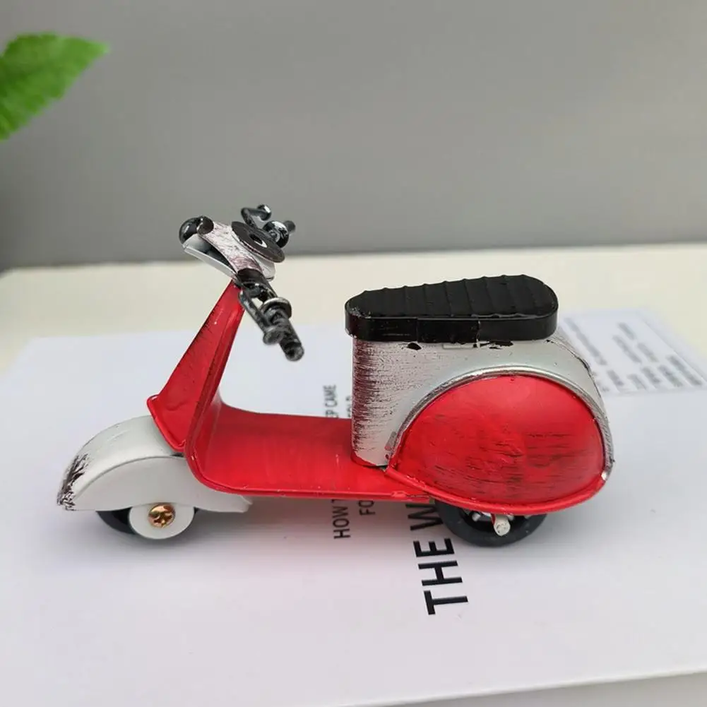 Unique  Great Handmade Mini Iron Pedal Motorcycle Ornament Stable Stand Motorcycle Mould Exquisite   for Living Room