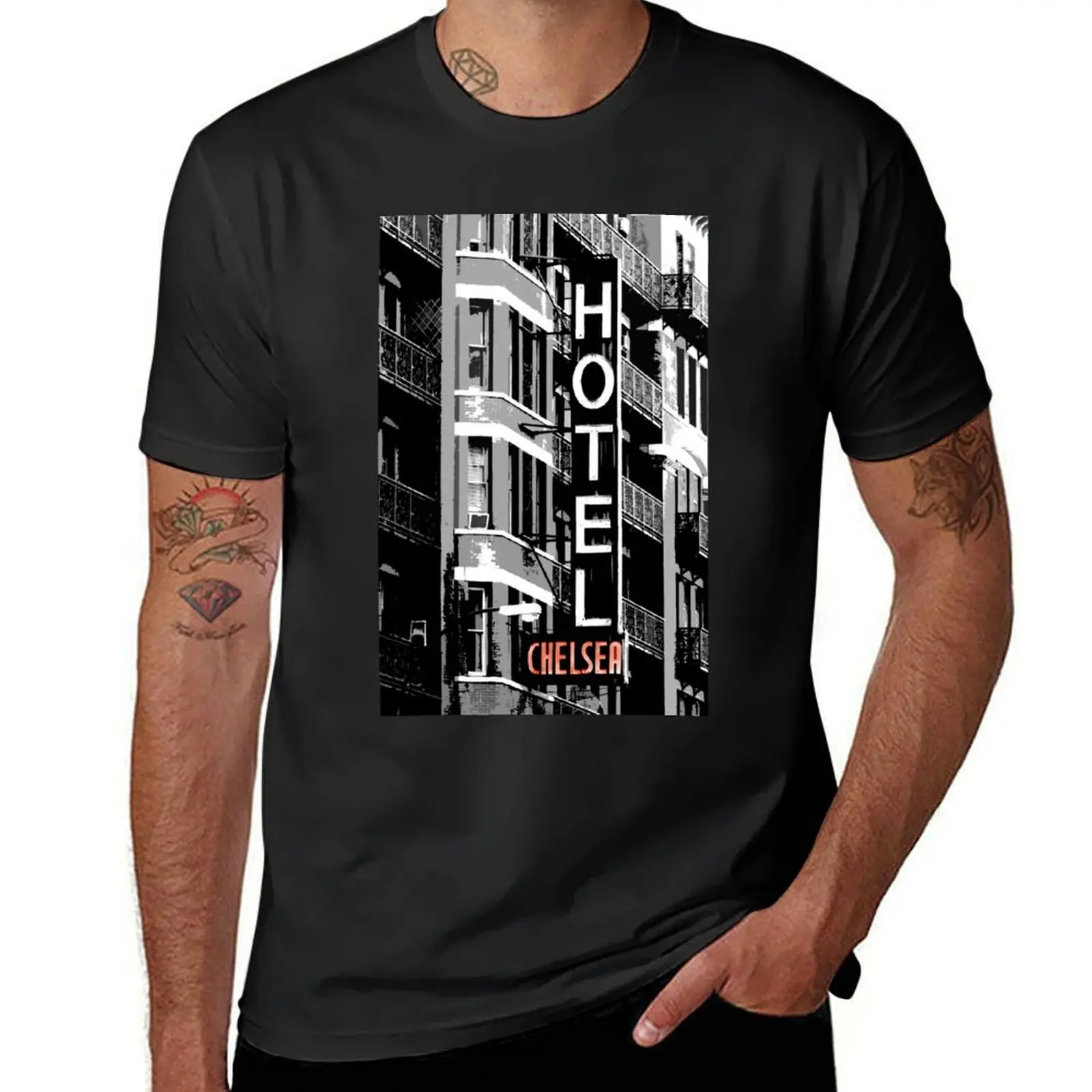 Hotel Chelsea T-Shirt graphics sublime Short sleeve tee tshirts for men