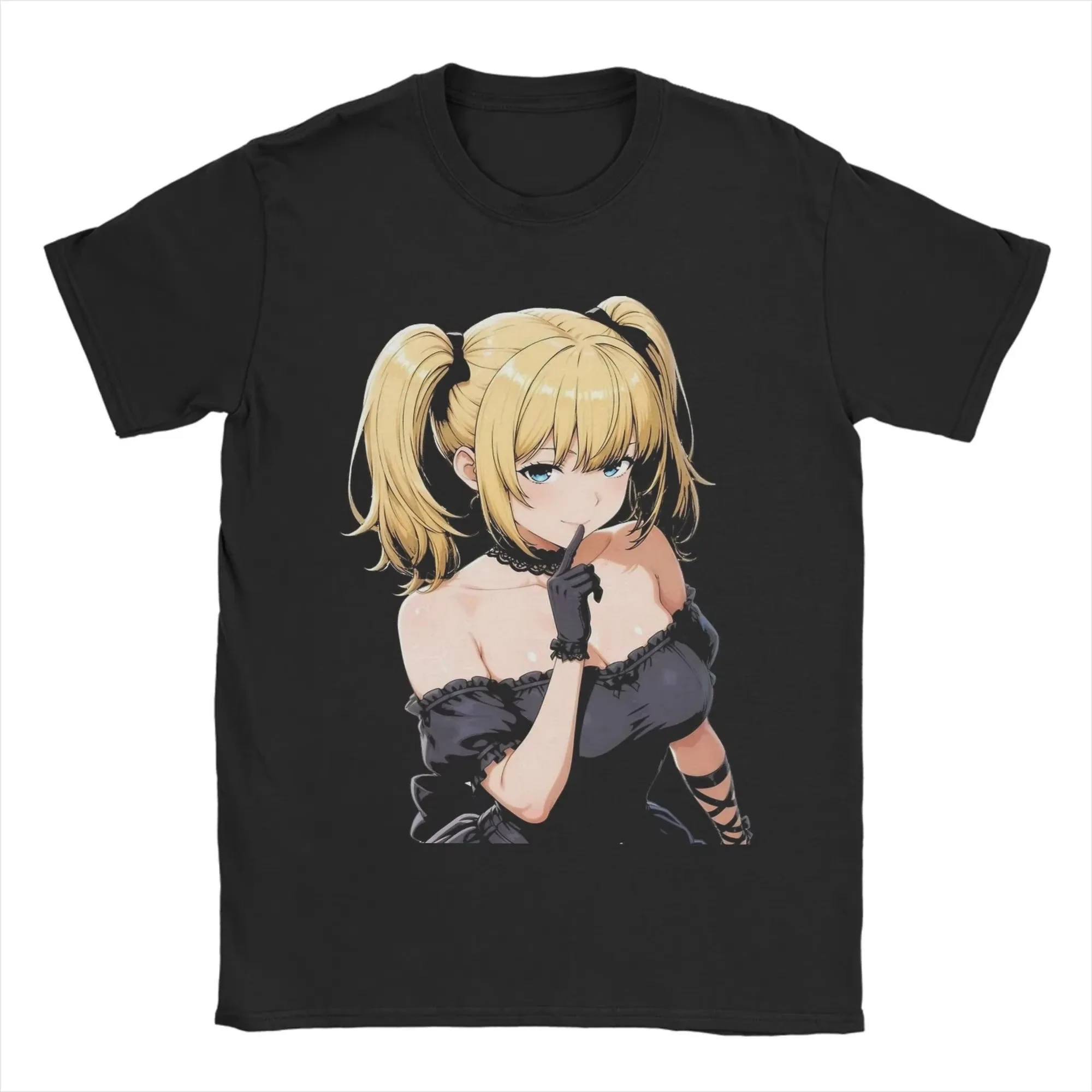 2025 الرجال تي شيرت غروك Ani ملصق Waifu أنيمي تي شيرت محب الصيف تي شيرت الجمالية ملابس قطنية غير رسمية هدية عيد ميلاد #1