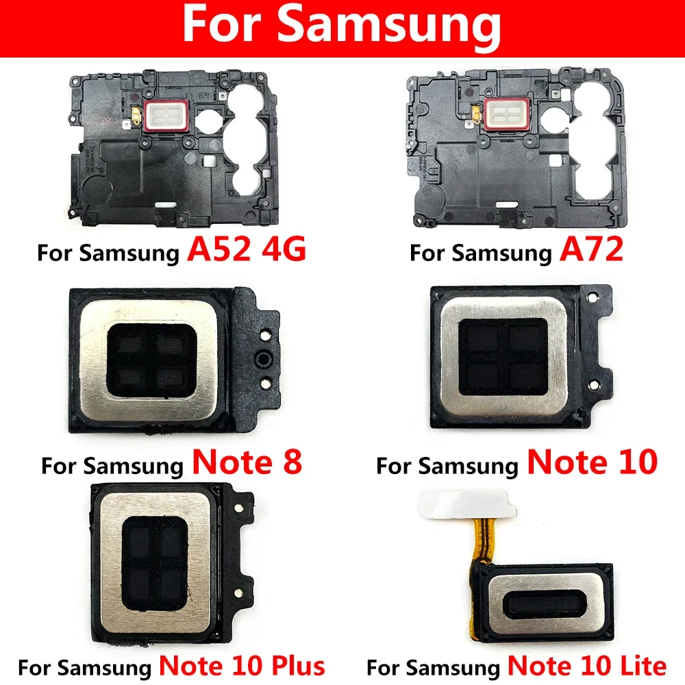 New Earpiece Ear Speaker Sound Receiver Flex Cable For Samsung A52 A72 Note 8 9 10 20 Plus Ultra 4G 5G