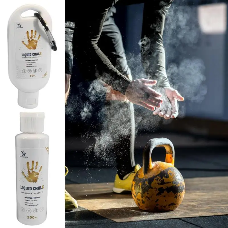 Anti-slip Liquid Chalk Sports Magnesium Powder 50/100ml Anti Slip Powder Liquid Magnesium Fitness Lifting Grip Liquid Chalk