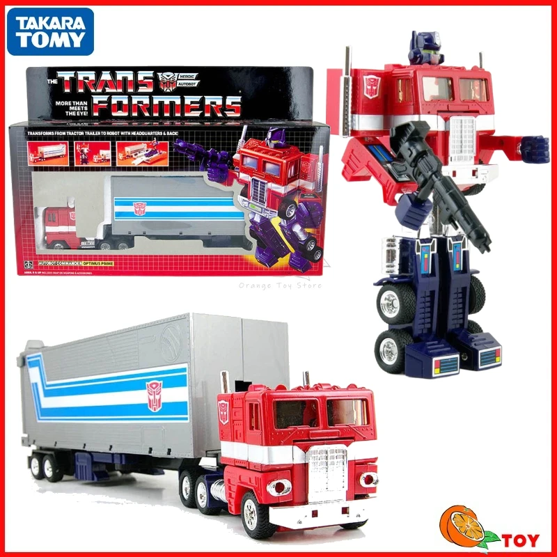 In stock Transformers toys US version G1 84-86 KO Optimus Prime Model Robot Collection Action Figure Toy Gift Hobby