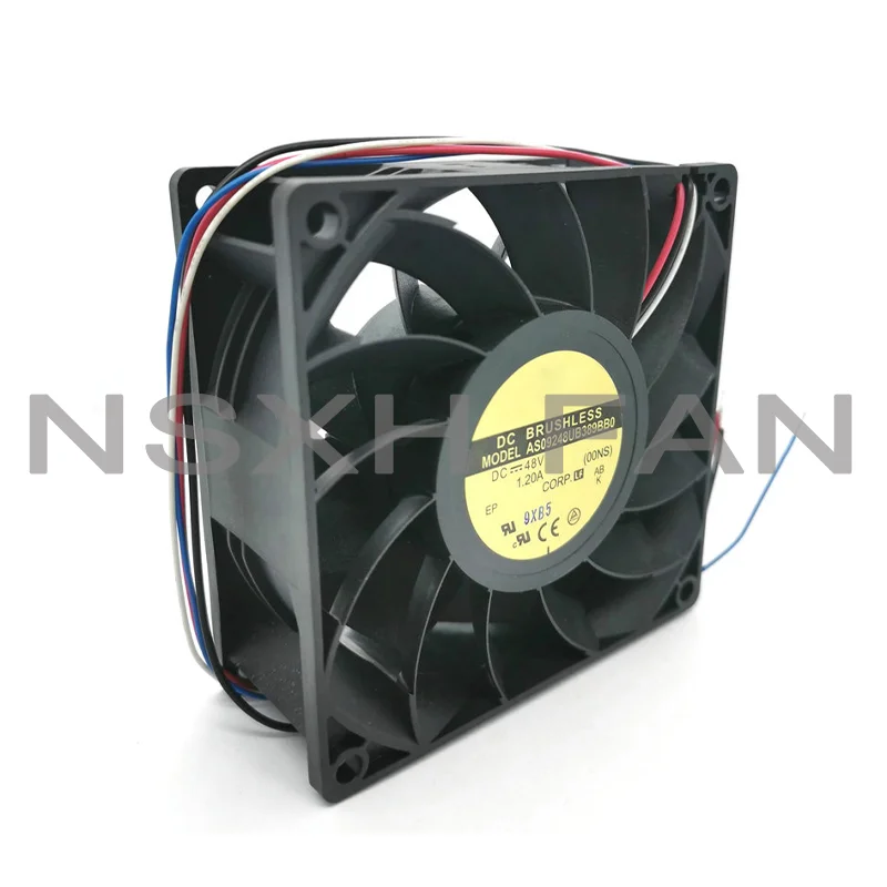 NEW AS09248UB389BB0 9238 DC48V 4Lines PWM Cooling Fan