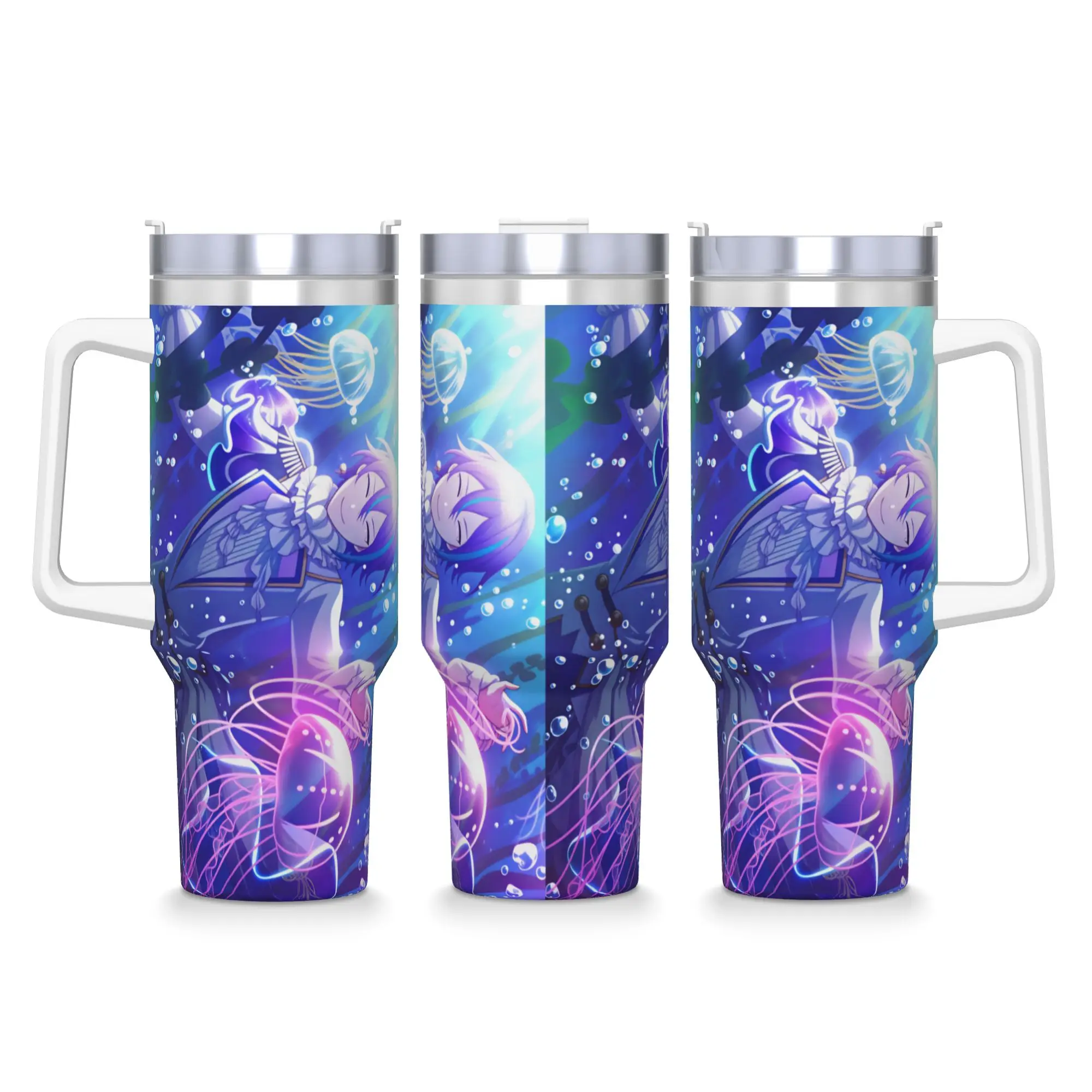 Project Sekai Rui Kamishiro Anime Game  Tumbler Drink Water Bottle Heat Preservation Stainless Steel Thermal Mug Beach Mugs Cup