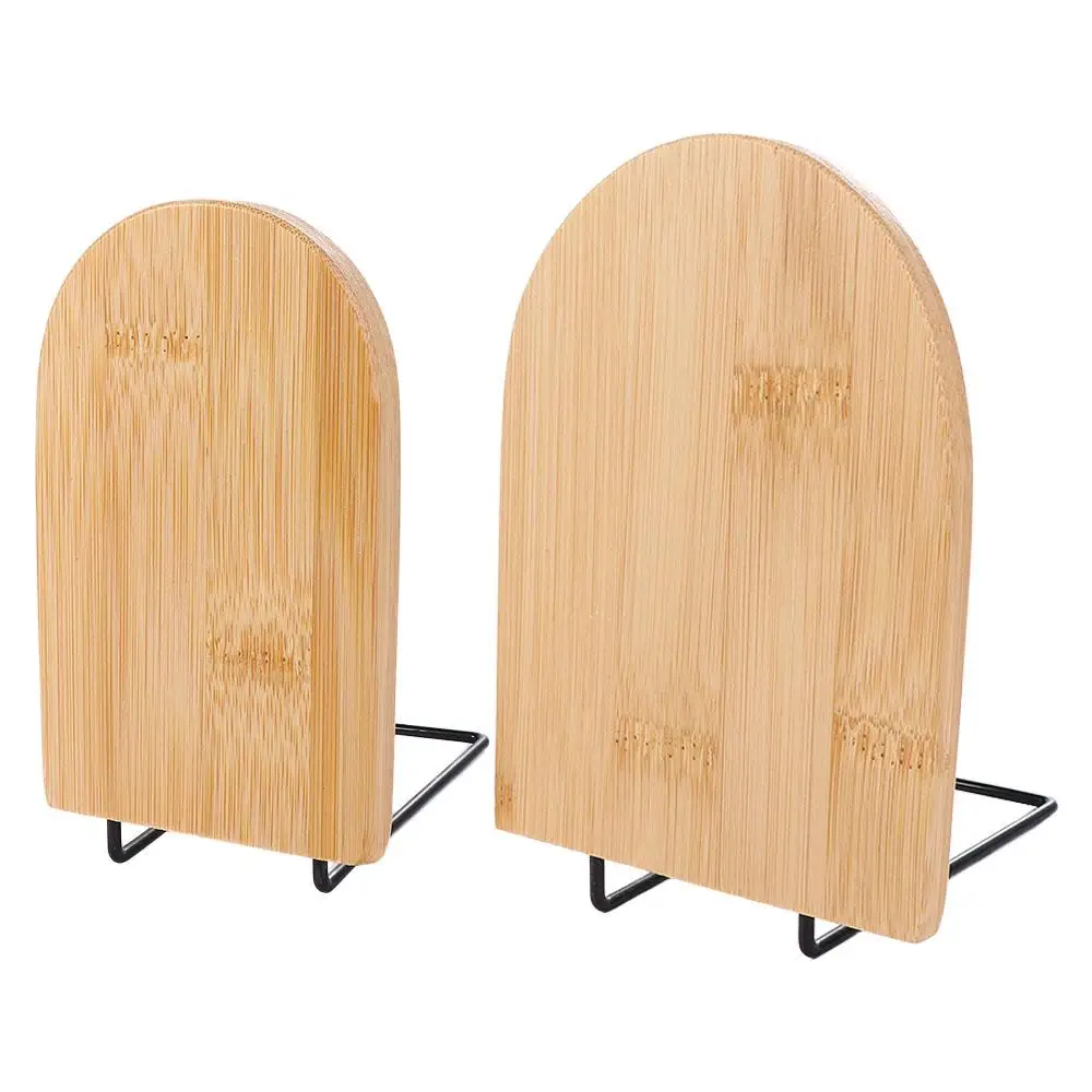 

Nature Room Desktop Organizer Office Supplies Student Stationary School Bookshelf Wood Bookend Book Stand Book Holder