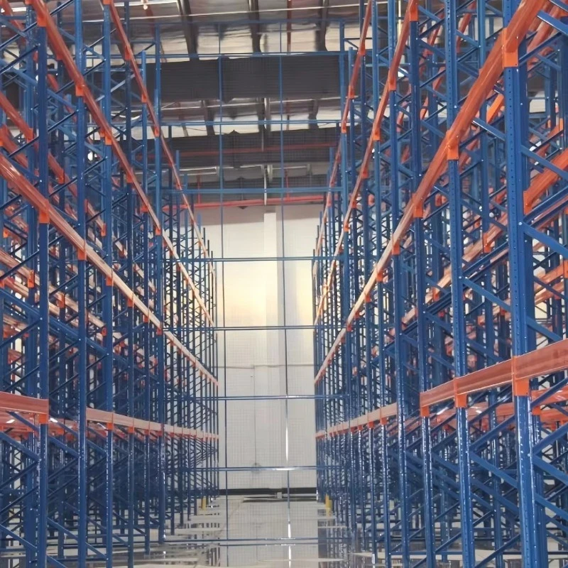 

Multi-layer heavy storage shelf system - thick beam design