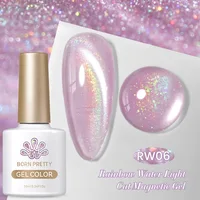 Bleu mer argent eau lumière chat Gel magnétique vernis à ongles aimant pour ongles vernis Gel Semi Permanent Gel arc-en-ciel oeil de chat colle 6