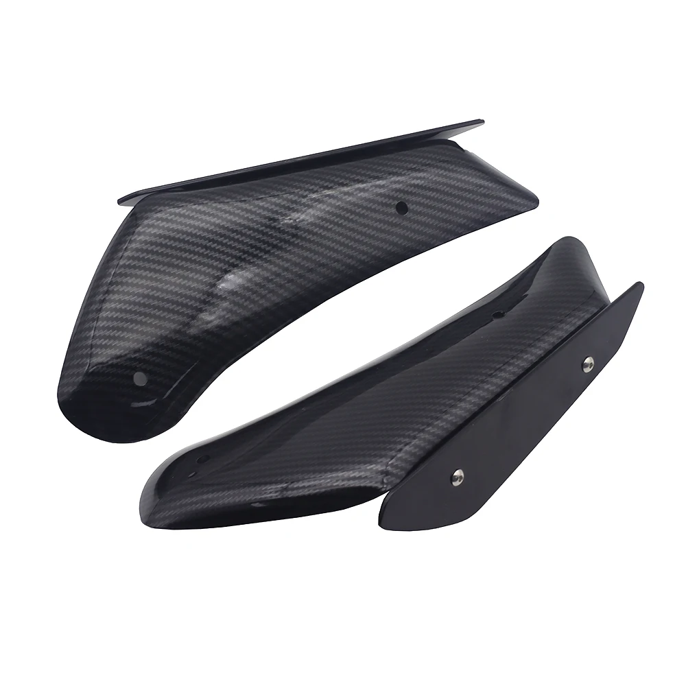 Motorcycle Accessories Fairing Panel Cover Case DOWNFORCE SPOILERS Winglets For BMW S1000RR 2019-2022 HP4 Carbon Fiber