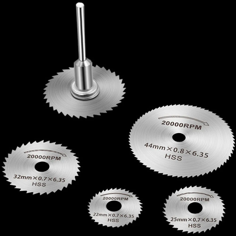 High Quality 5pc Electric Grinder Accessories Wood Plastic Soft Metal Cutting Small Saw Blade for 3.17mm interface