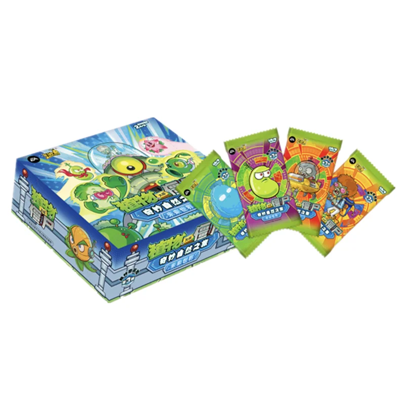 KAYOU Plants vs. Zombies VR Card Wonderful Journey to Nature Transtemporal Adventure Peripherals Rare Collectible Card Toys Gift