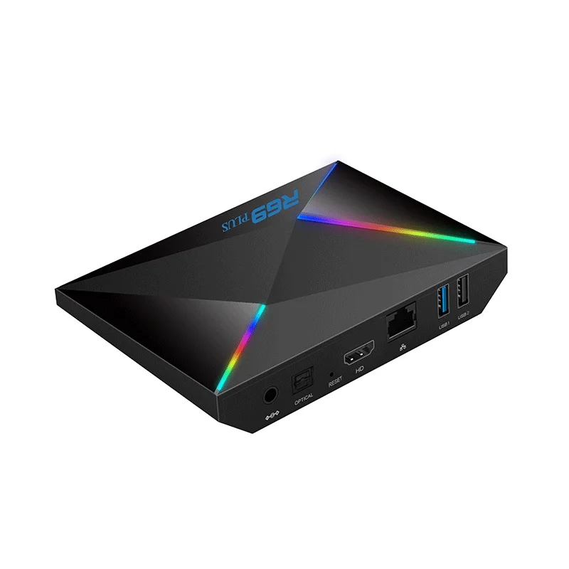 Android Box R69 Plus Android 14 Allwinner H728 1000M Remote Smart Set Top Box Media Player 8K BT5.0 Wifi6 Home TV Box