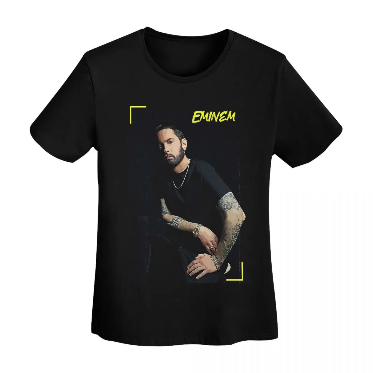 

Футболка с изображением Эминема, американского поп-музыканта, хип-хоп рэпера, женская футболка с короткими рукавами, одежда с круглым вырезом, хлопковые летние футболки, уличная одежда