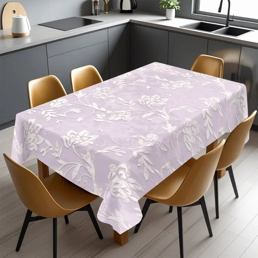 Card element vitality tablecloth - an ideal choice for outdoor dining, farmhouse decoration, Easter and Valentine's Day giftsxzj
